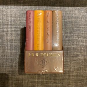 The Hobbit and The Lord of the Rings leatherbound book set